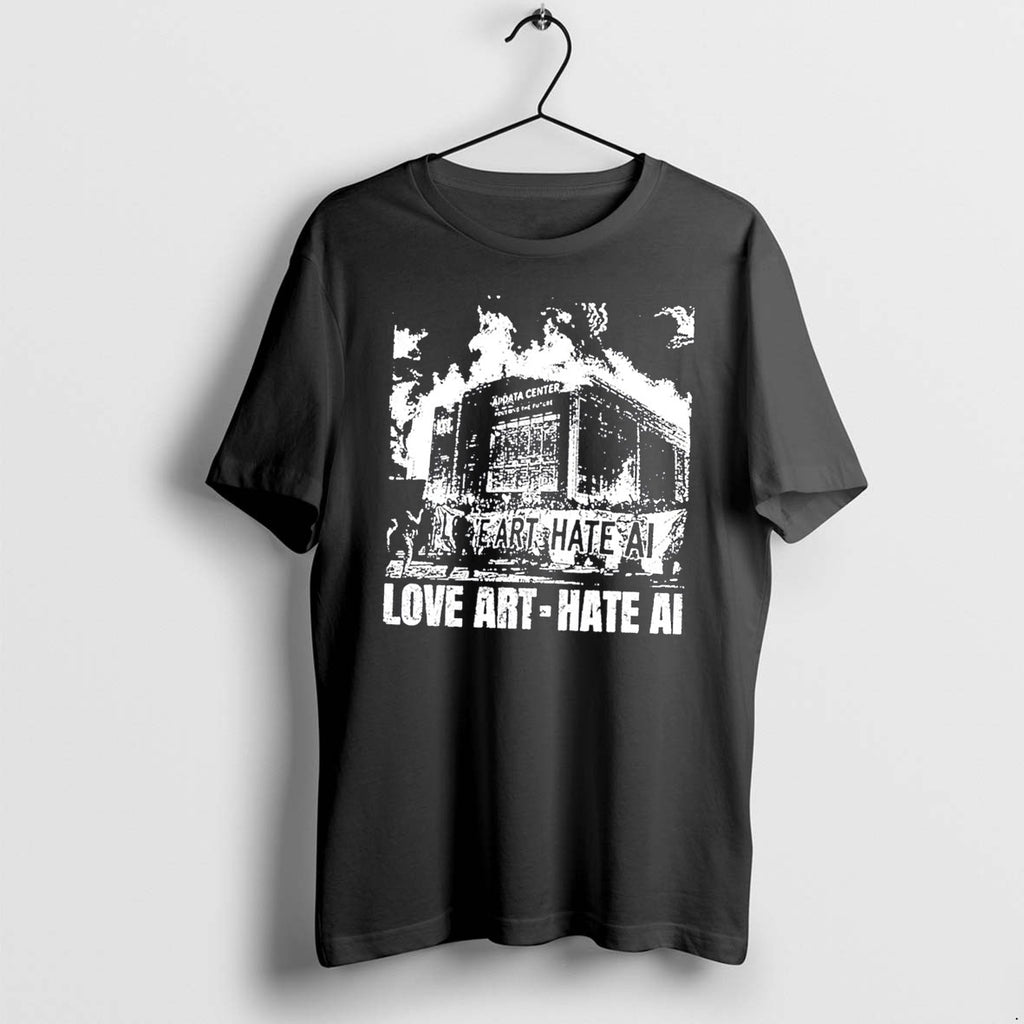 Original Love Art Hate Ai Paint Tee Tshirts Jpg