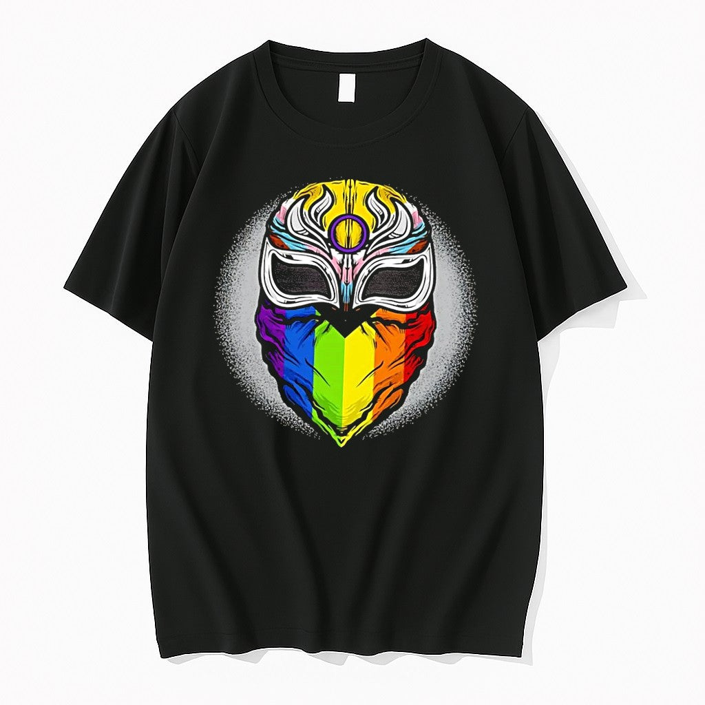 Original Lucha Pride Mask Pride Luchador Wrestling Black Tshirts Jpg