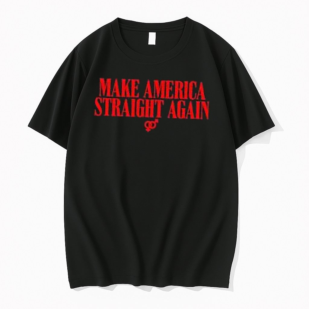 Original Make America Straight Again Male And Female Gender Symbol Political Tshirts