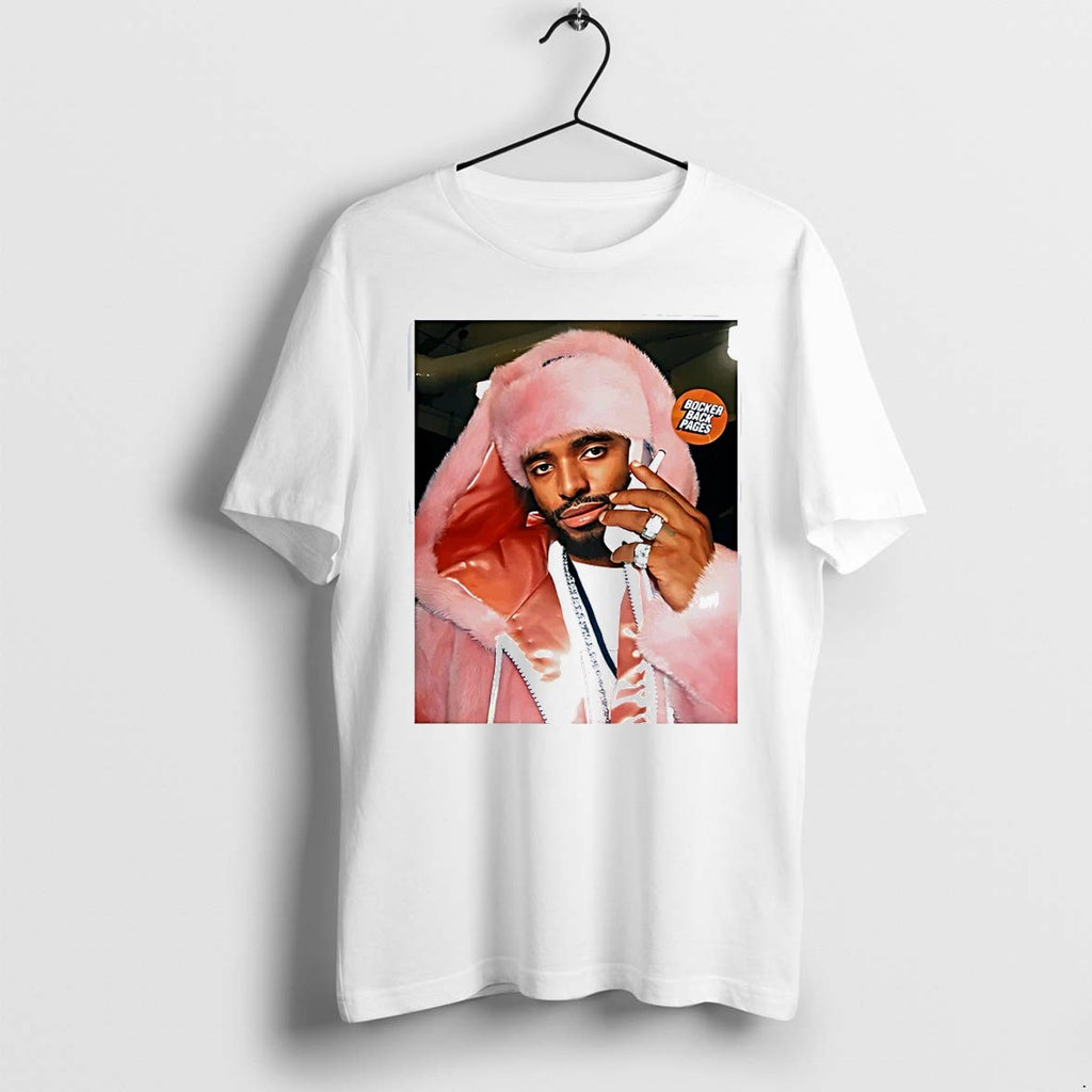 Original Man Talking On Phone Bocker Back Pages White Tshirts Jpg