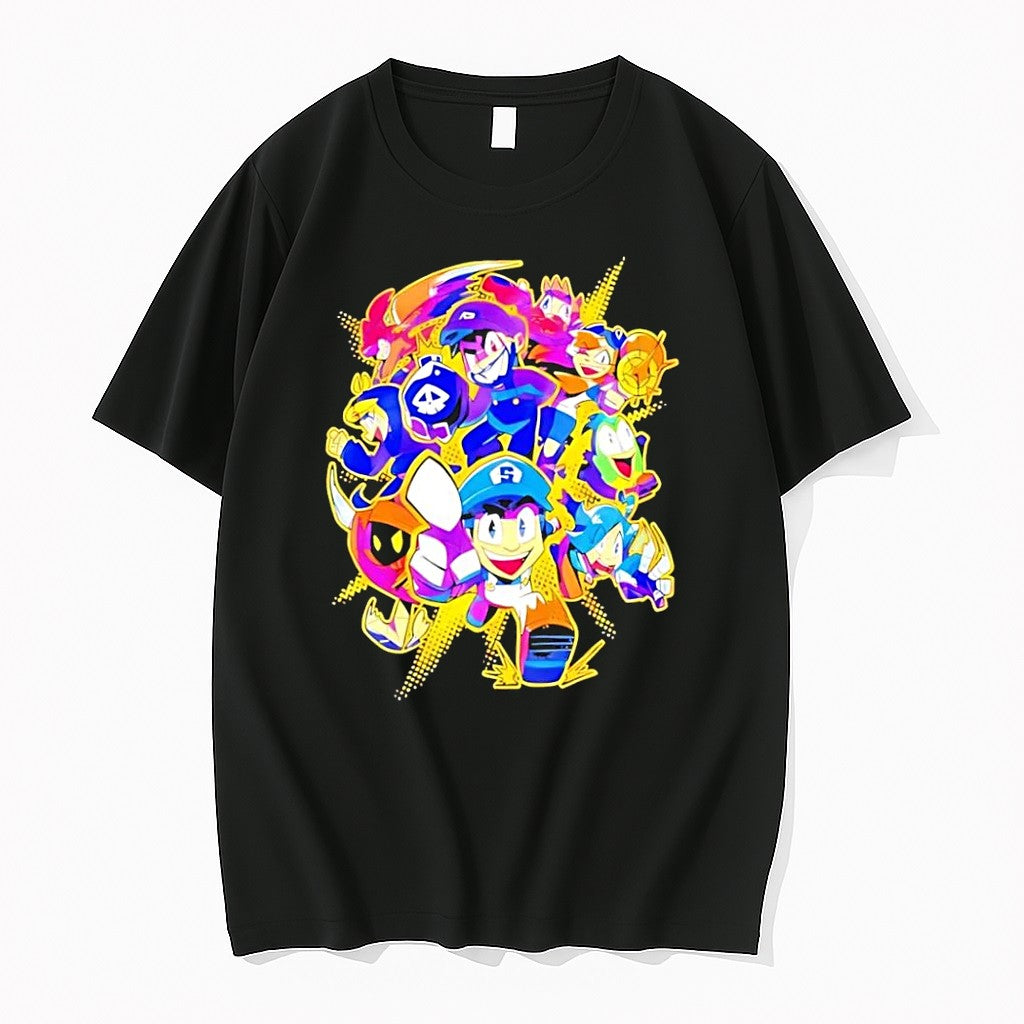 Original Mario Smg4 All Stars Trends Style Black Tshirts Jpg