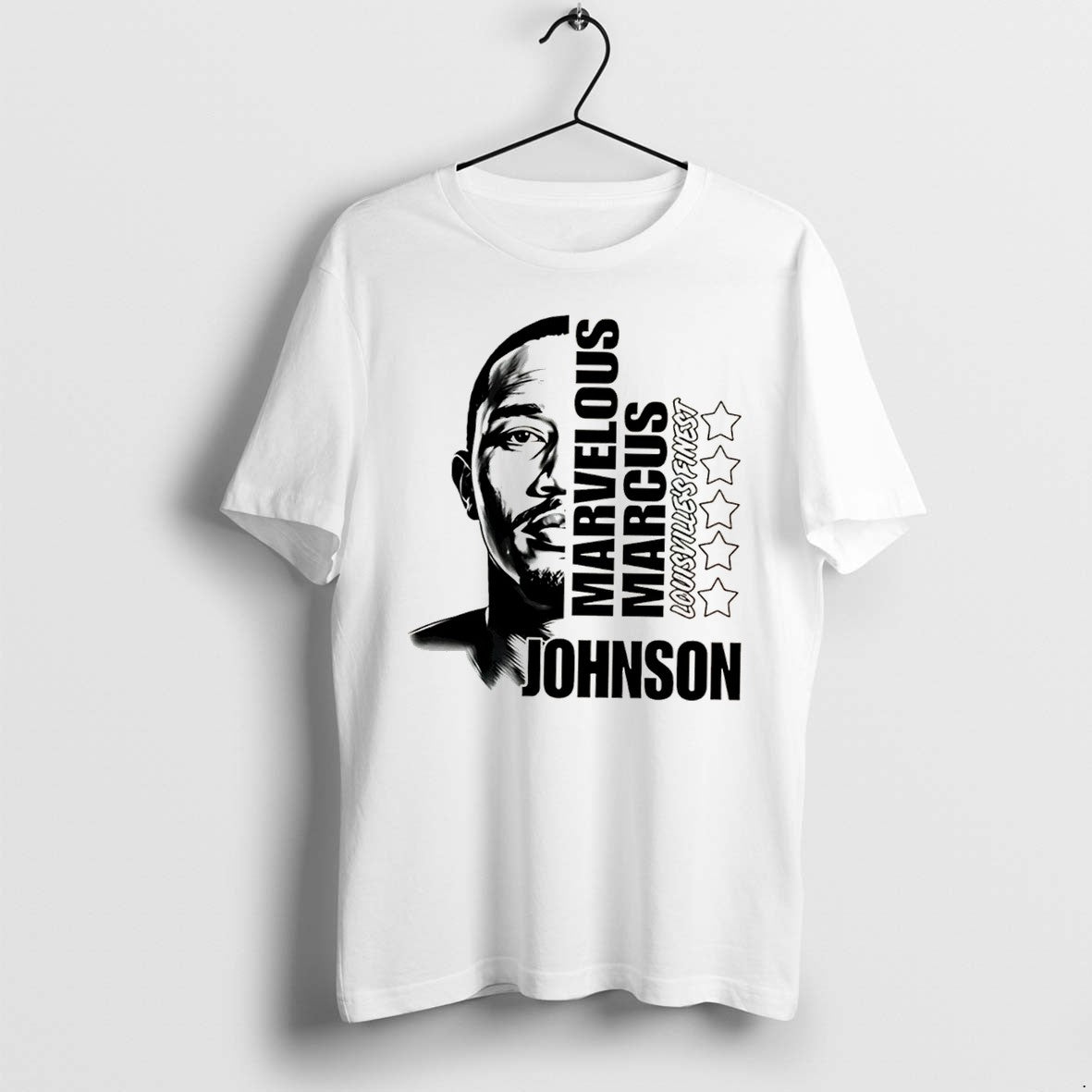 Original Marvelous Marcus Johnson Portrait Tee Tshirts Jpg