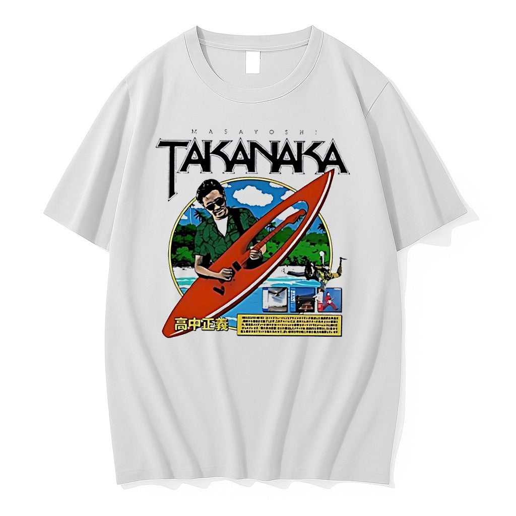 Original Masayoshi Takanaka Bootleg White Tshirts Jpg