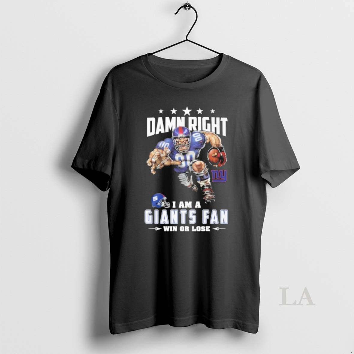 Original Mascot Damn Right I Am A Giants Fan Win Or Lose T-Shirts, Hoodie, Sweatshirt | PrintMintTees.com