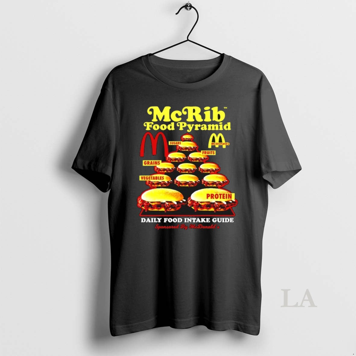 Original Mcrib Food Pyramid T-Shirts, Hoodie, Sweatshirt | PrintMintTees.com