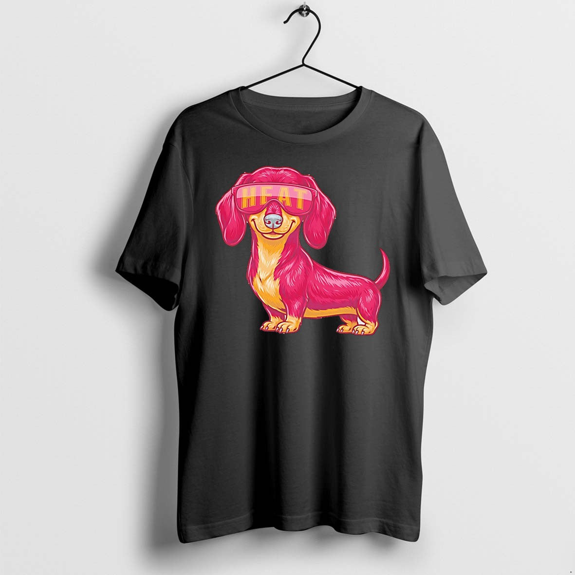 Original Miami Heat Dachshund Dog Cartoon Tee Tshirts Jpg