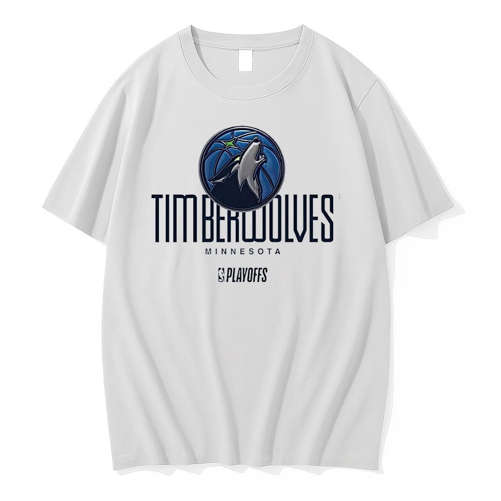 Original Minnesota Timberwolves Nba Playoffs White White Tshirts Jpg