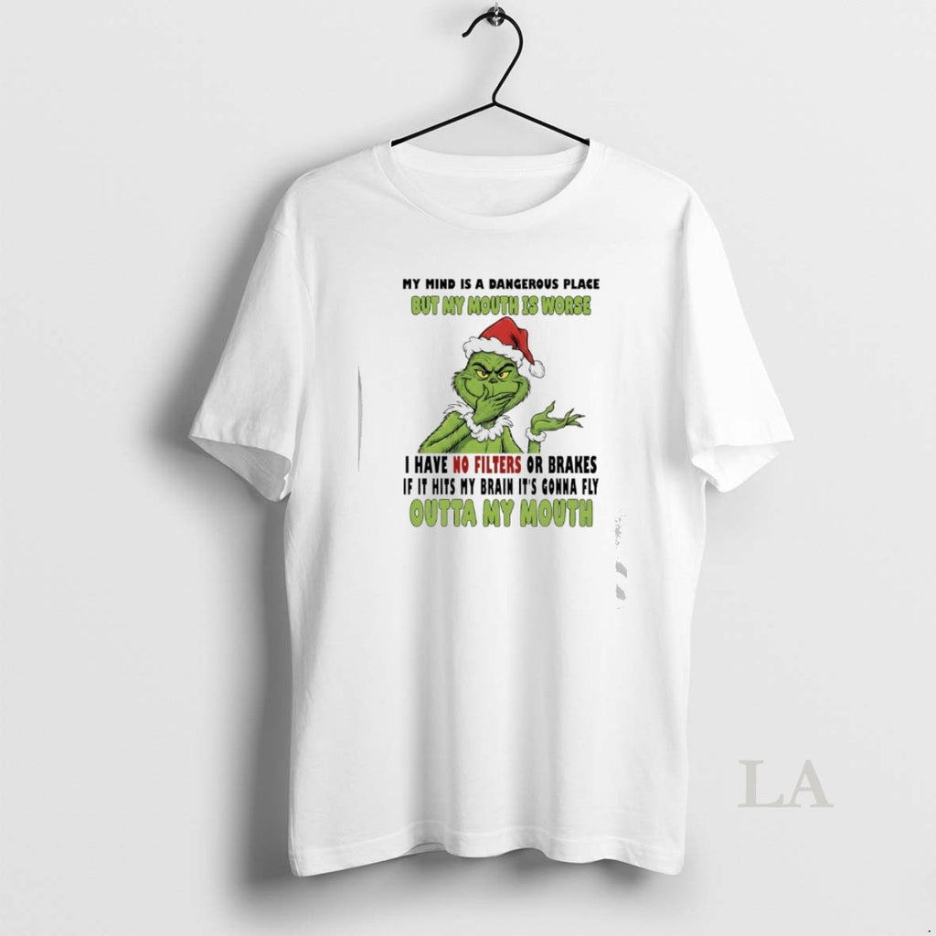 Original My Mind Is A Dangerous Place But My Mouth Is Worse I Have No T-Shirts, Hoodie, Sweatshirt | PrintMintTees.com