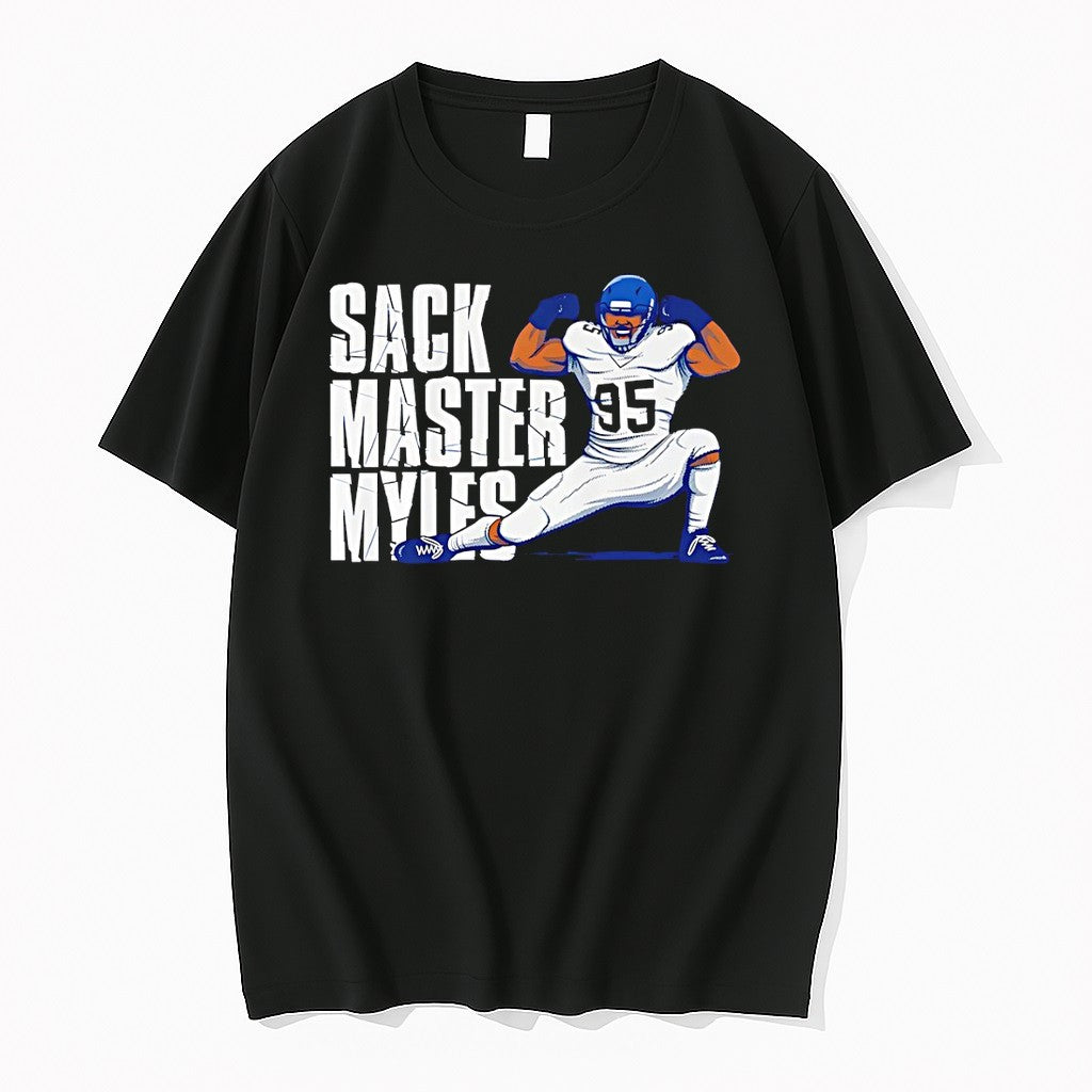 Original Myles Garrett Cleveland Browns Football Player Sack Master Myles Tshirts