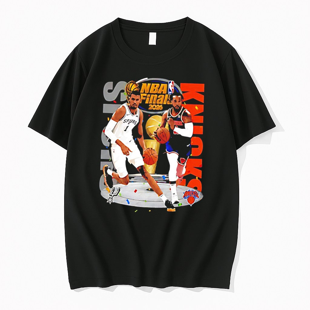 Original Nba Finals 2026 Spurs Vs Knicks Championship Tee Tshirts Jpg