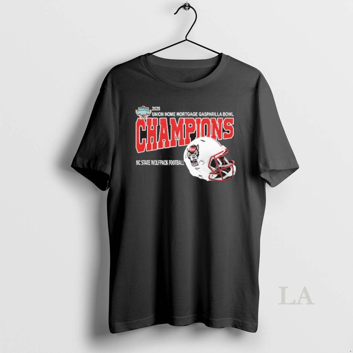 Original Nc State Wolfpack 2025 Gasparilla Bowl Champions Helmet T-Shirts, Hoodie, Sweatshirt | PrintMintTees.com