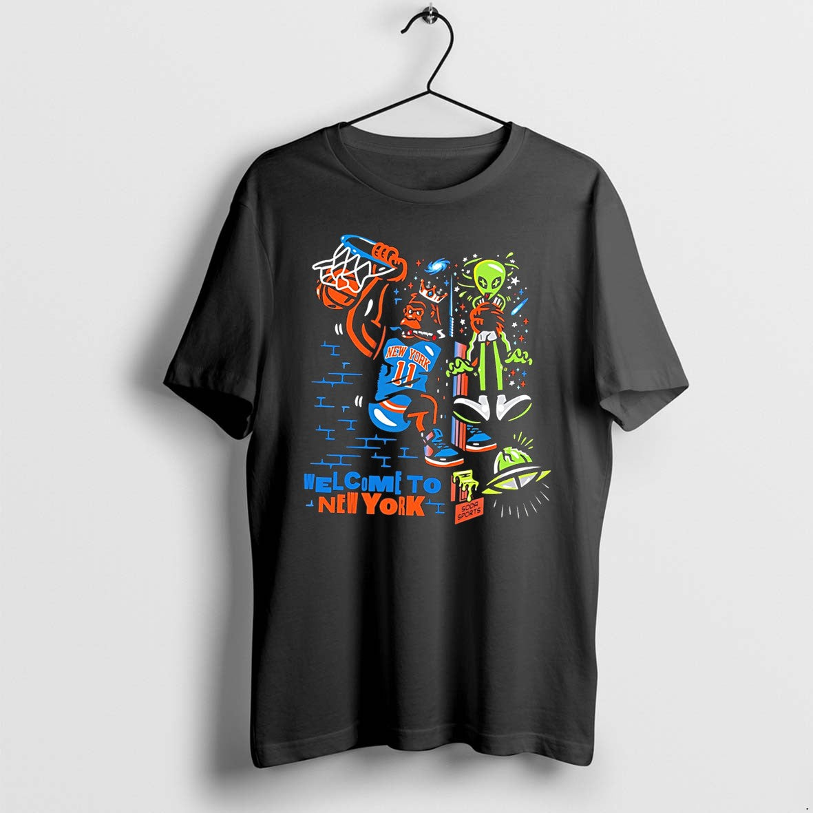 Original Ny Knicks Vs Spurs Welcome To New York Tee Tshirts Jpg