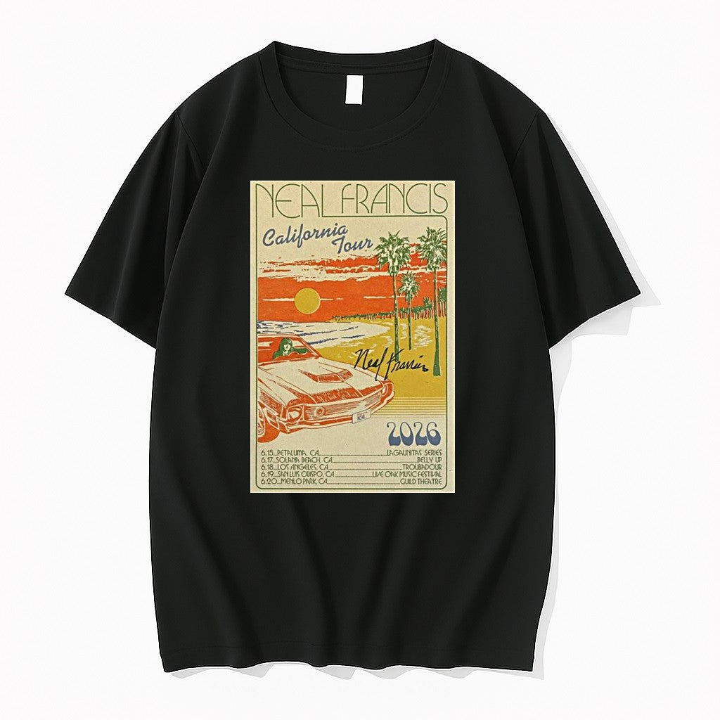 Original Neal Francis California Tour 2026 Signed 1 Tshirts Jpg