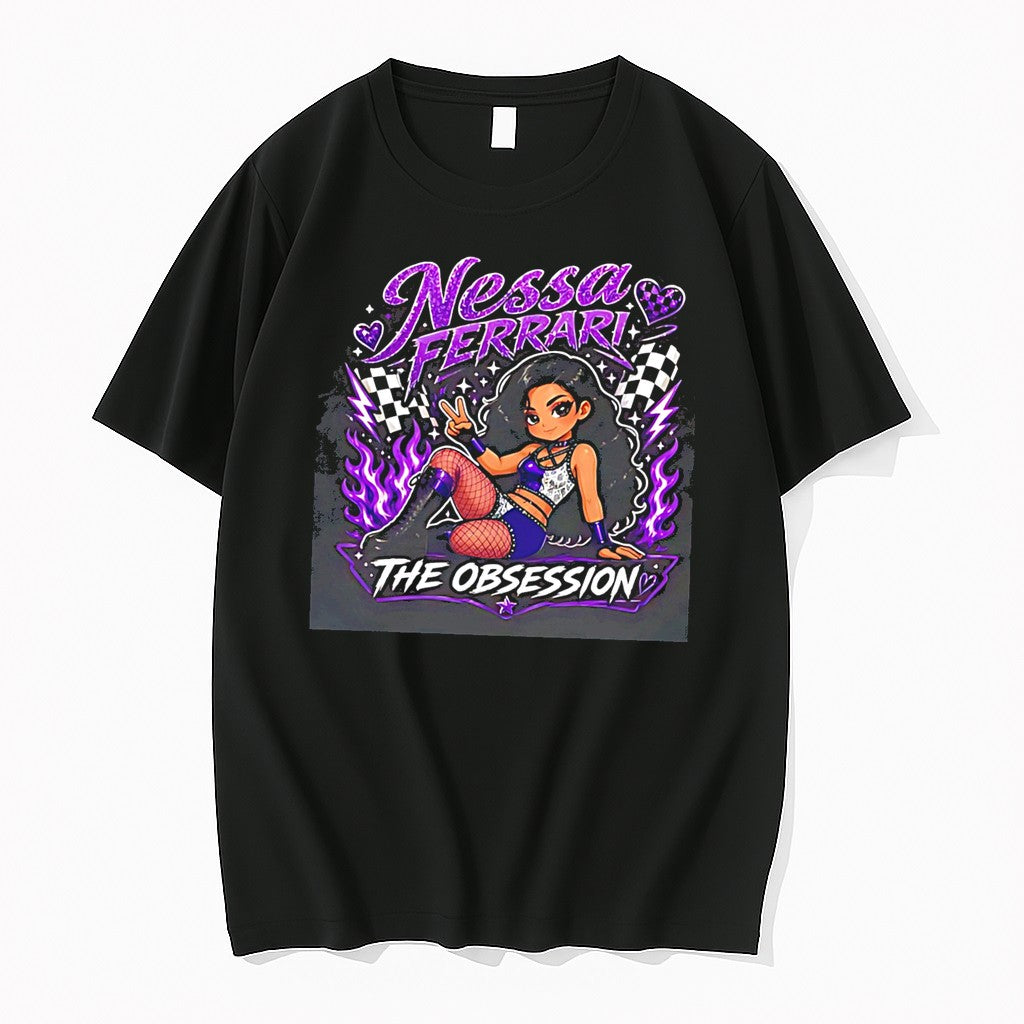 Original Nessa Ferrari The Obsession Illustration Tee Tshirts Jpg