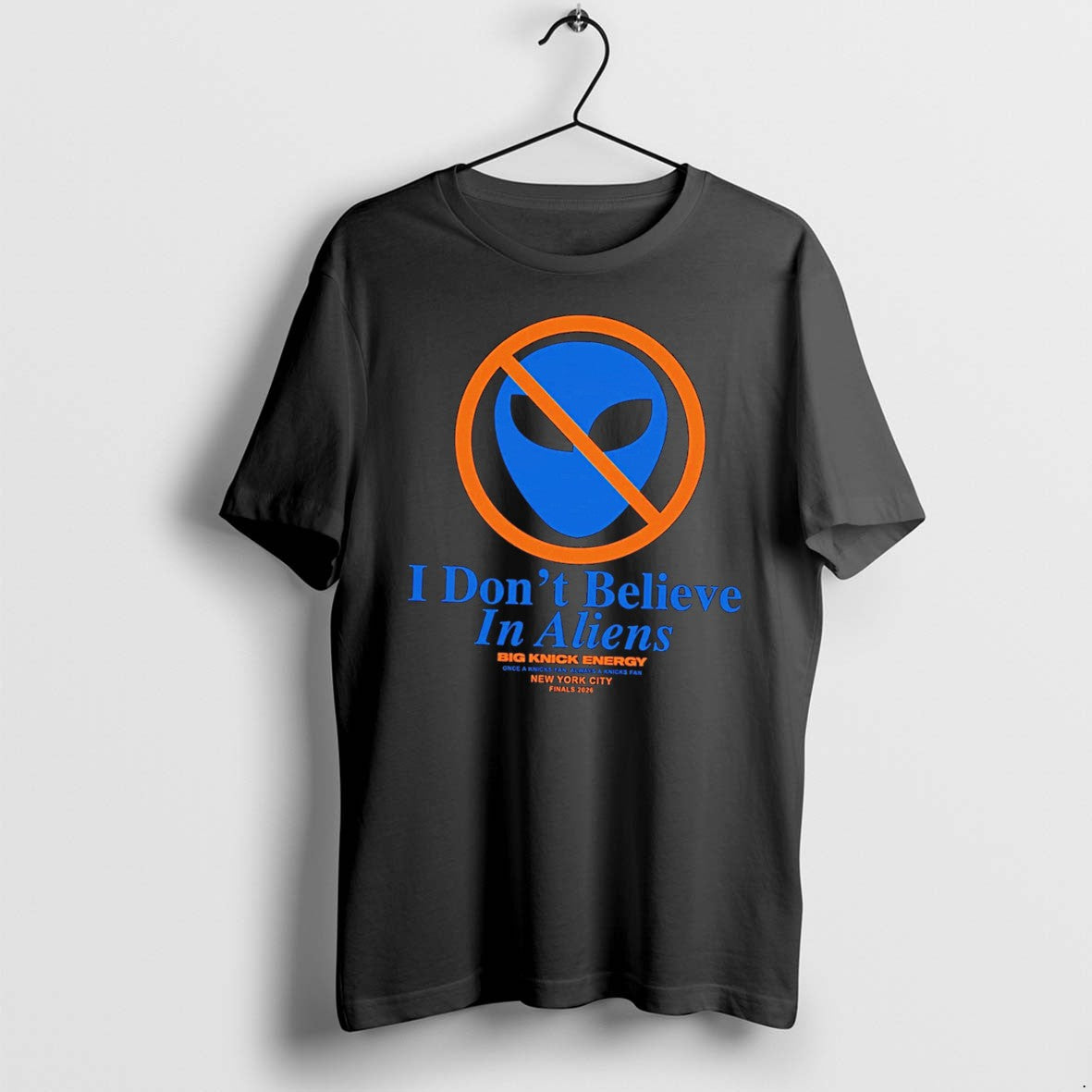 Original New York Knicks I Dont Believe In Aliens Tee Tshirts Jpg