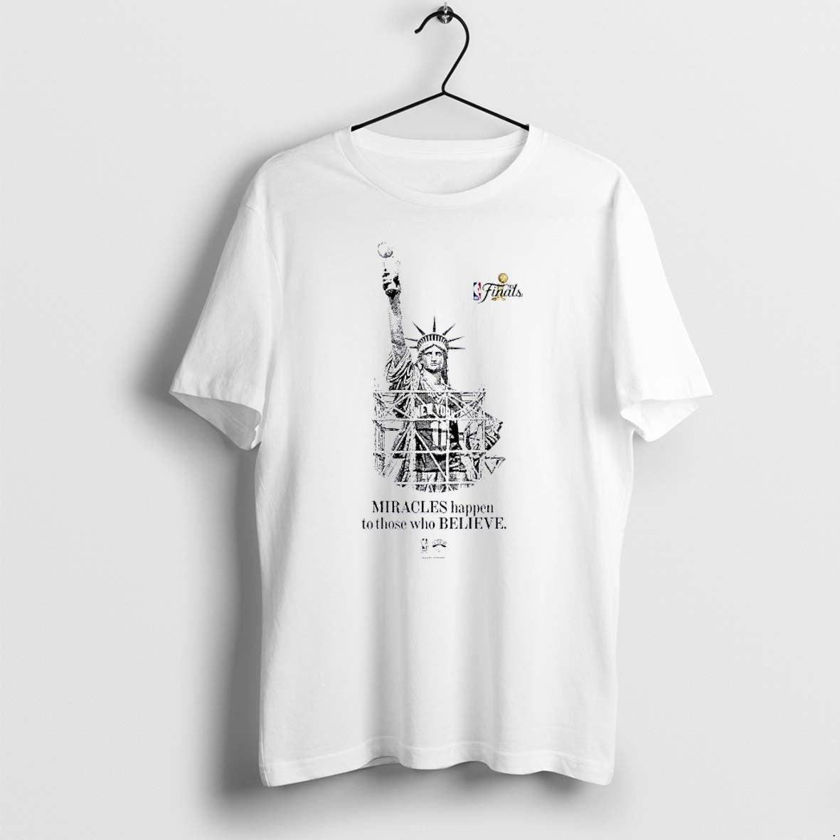 Original New York Knicks Miracles Happen To Those Who Believe Tshirts Jpg
