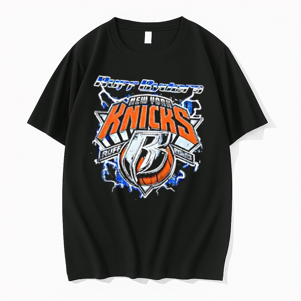 Original New York Knicks Ruff Ryders Nba Team Logo Tshirts Jpg