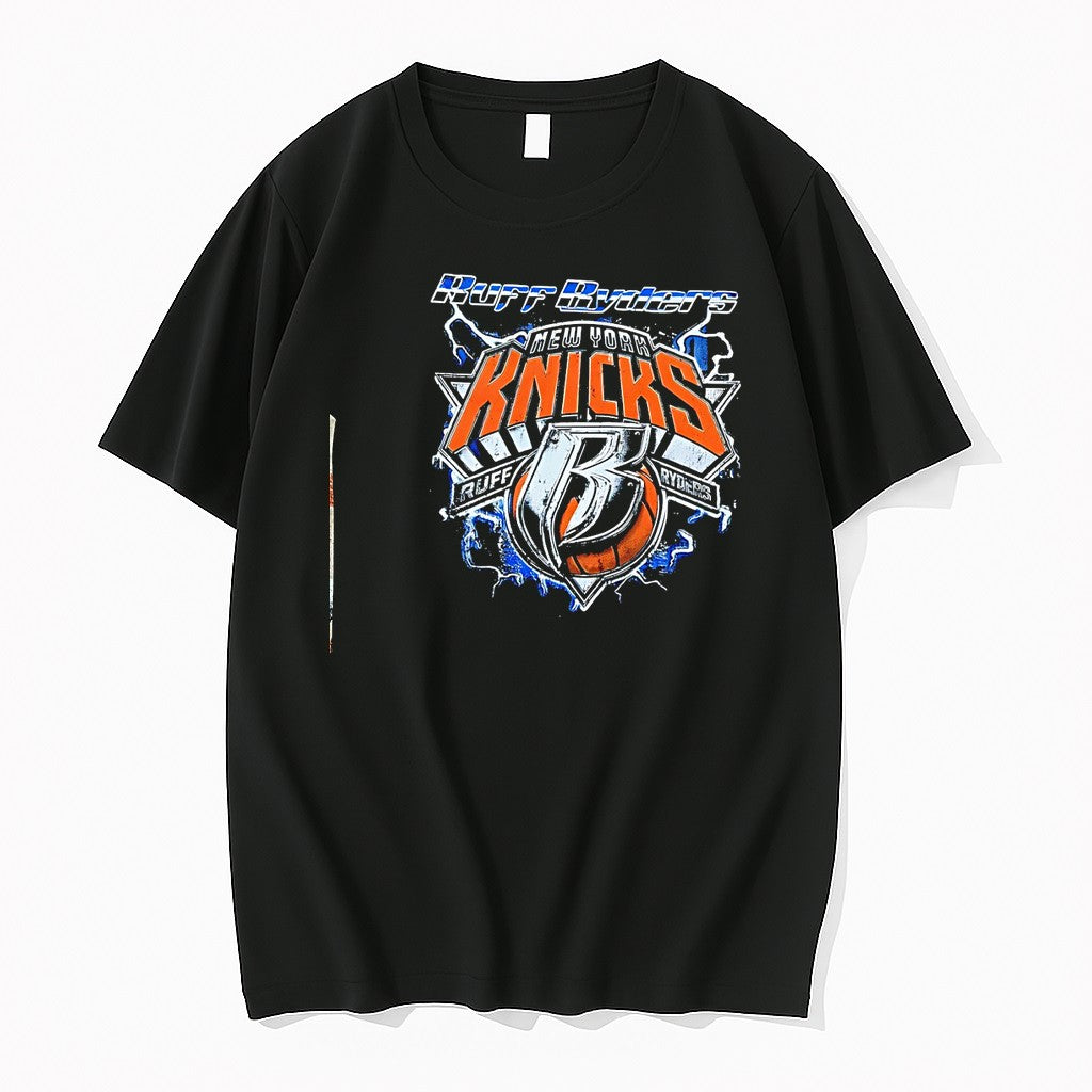Original New York Knicks Ruff Ryders Basketball Team Logo 2026 Vintage Tshirts
