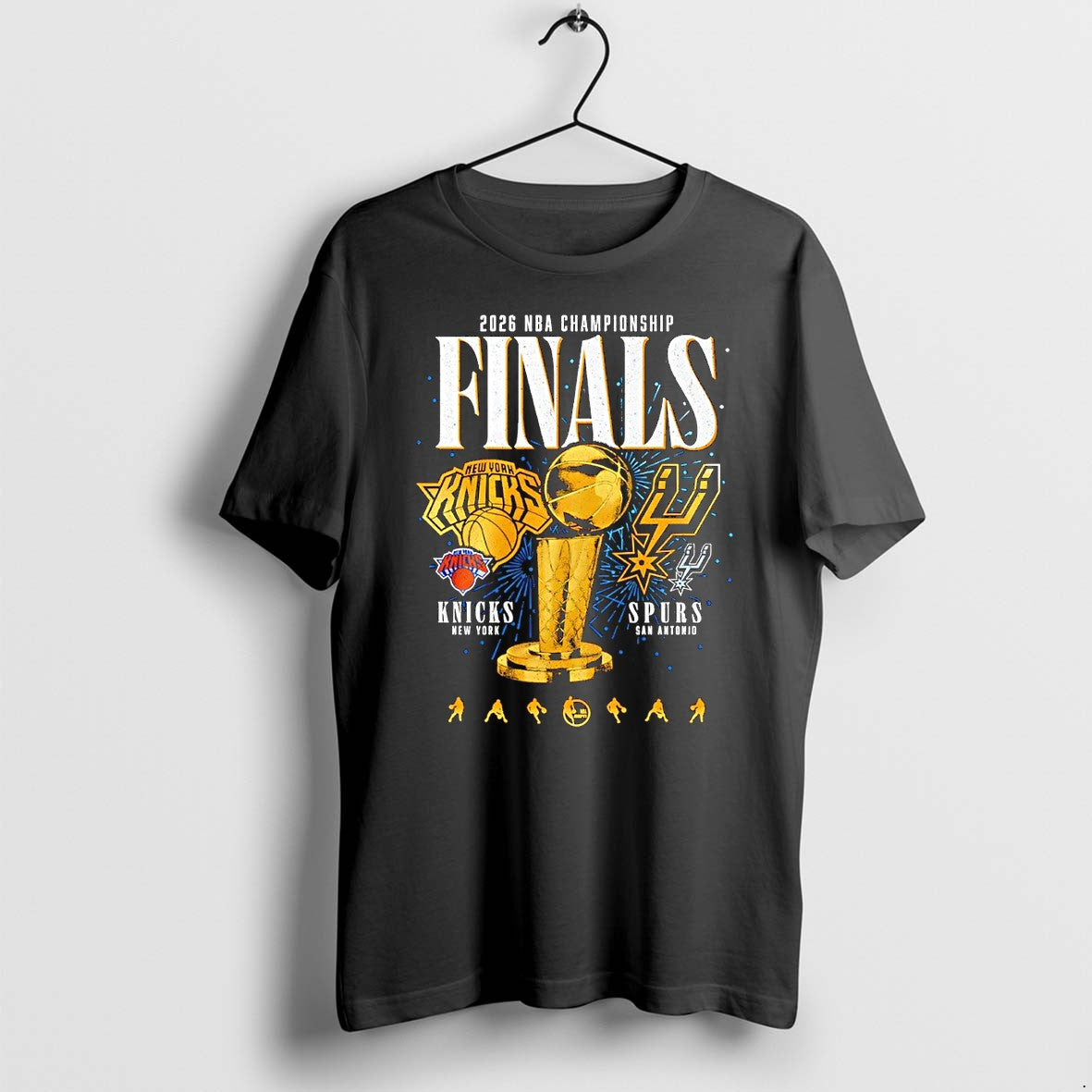 Original New York Knicks San Antonio Spurs 2026 Nba Championship Finals Basketball Tshirts