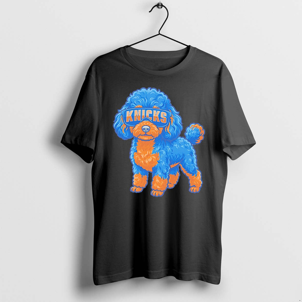 Original New York Knicks Teacup Poodle Cartoon Tee Tshirts Jpg