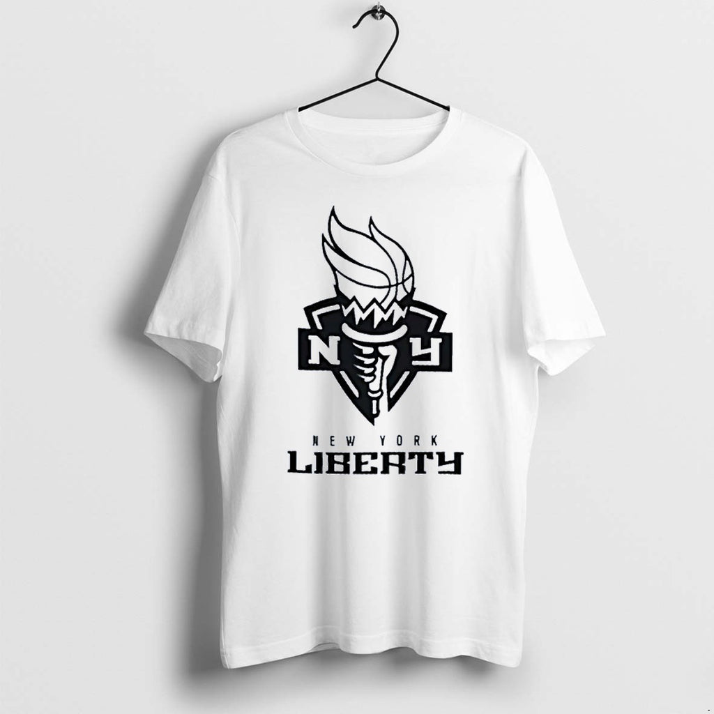 Original New York Liberty Essential Logo White Tshirts Jpg