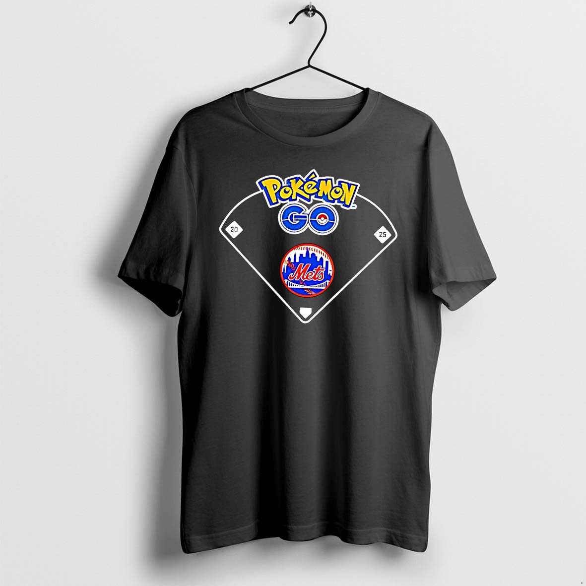 Original New York Mets Pokemon Go Black Tshirts Jpg
