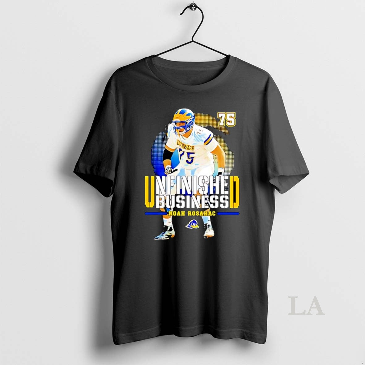 Original Noah Rosahac Delaware Football Ncaa Unfinished Business T-Shirts, Hoodie, Sweatshirt | PrintMintTees.com