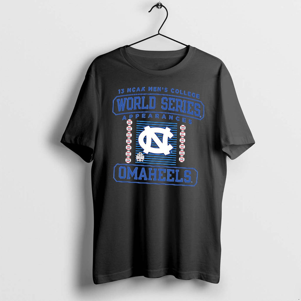 Original North Carolina Tar Heels 2026 13 Mens College World Series Omaheels Tee Tshirts