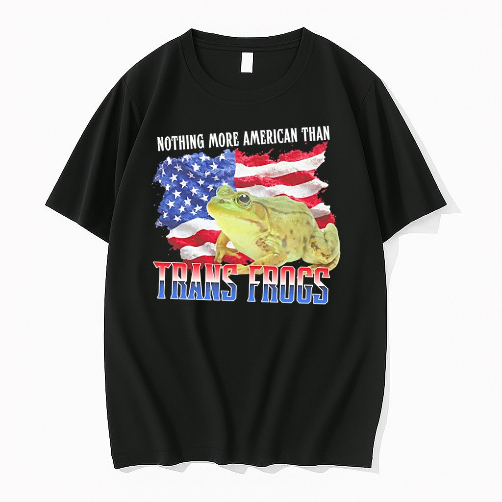 Original Nothing More American Than Trans Frogs Pride Tee Tshirts Jpg