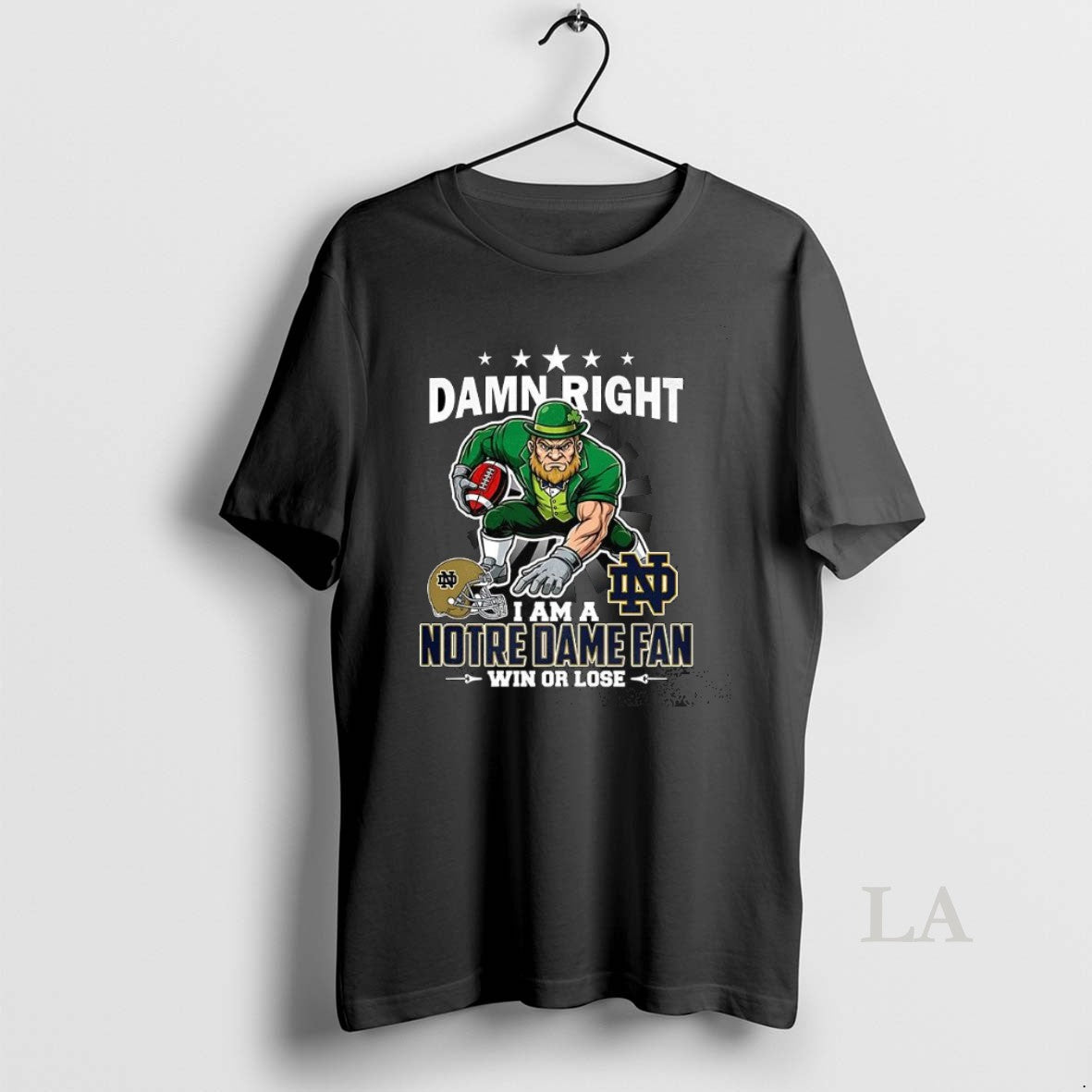Original Notre Dame Fighting Irish Damn Right I Am Notre Dame Fan Win T-Shirts, Hoodie, Sweatshirt