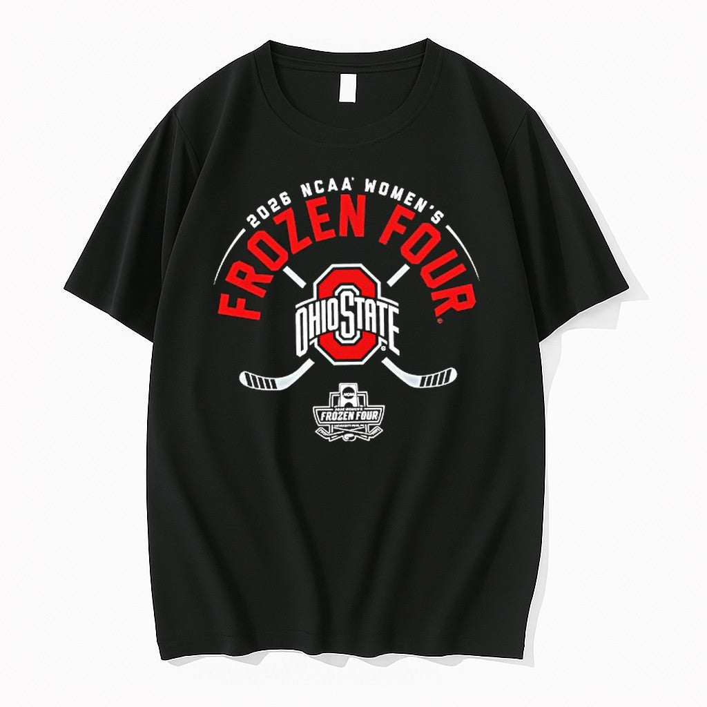 Original Ohio State Womens Hockey 2026 Frozen Four Tshirts Jpg