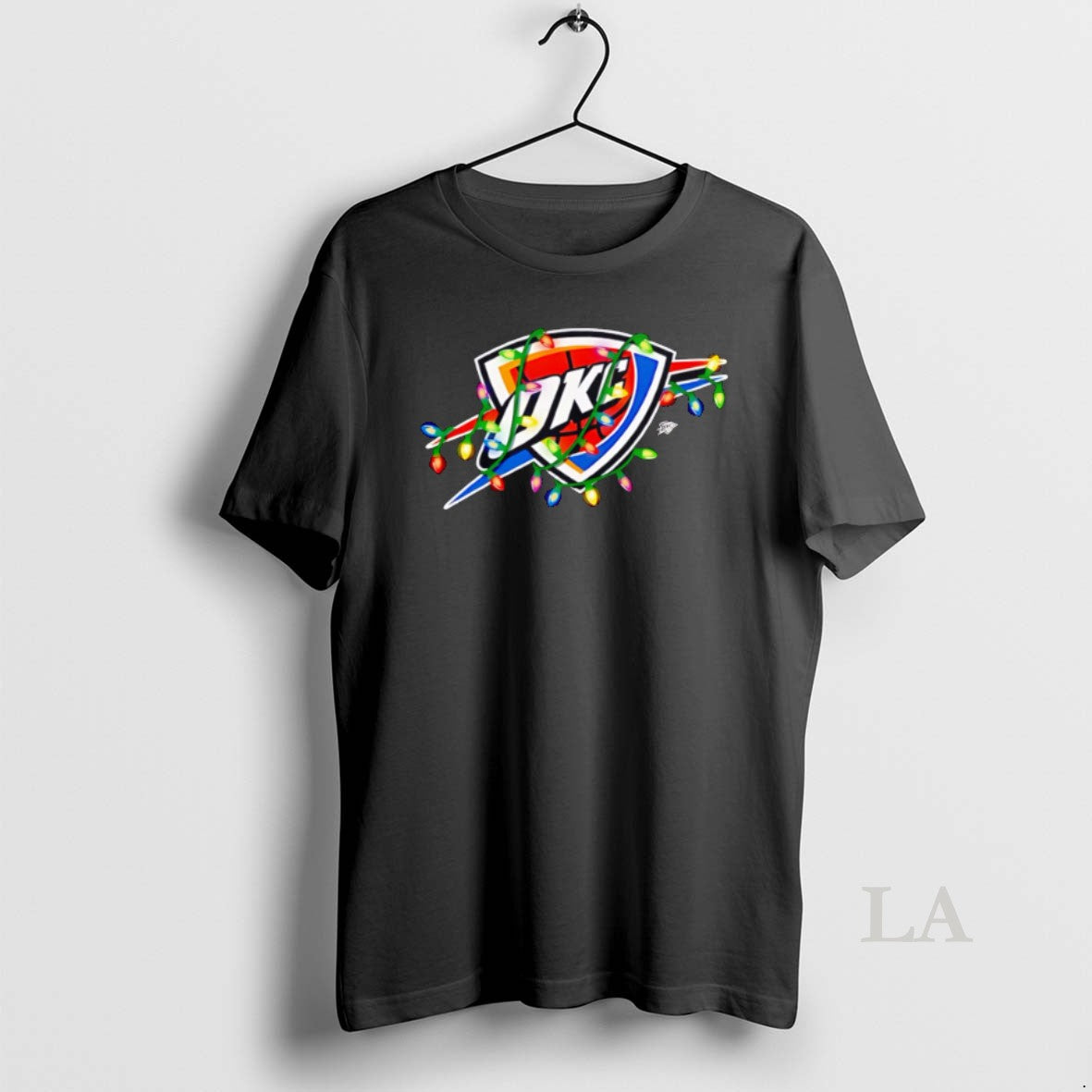 Original Oklahoma City Thunder Logo Lights Merry Christmas T-Shirts, Hoodie, Sweatshirt | PrintMintTees.com
