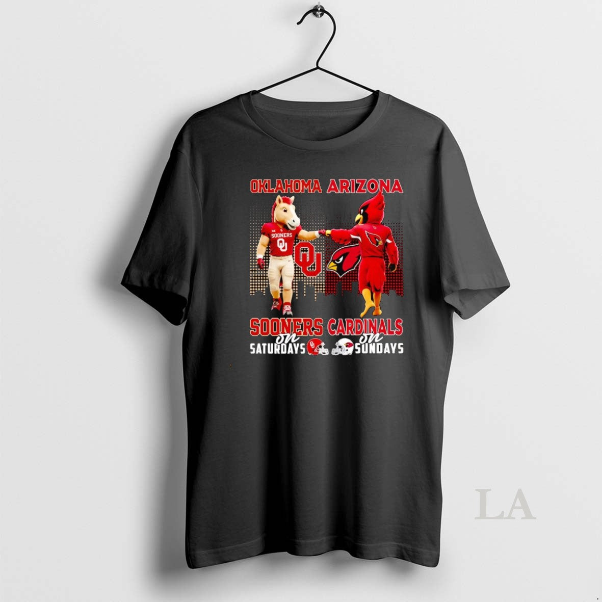 Original Oklahoma Sooners On Saturdays Arizona Cardinals On Sundays Mascot T-Shirts, Hoodie, Sweatshirt | PrintMintTees.com
