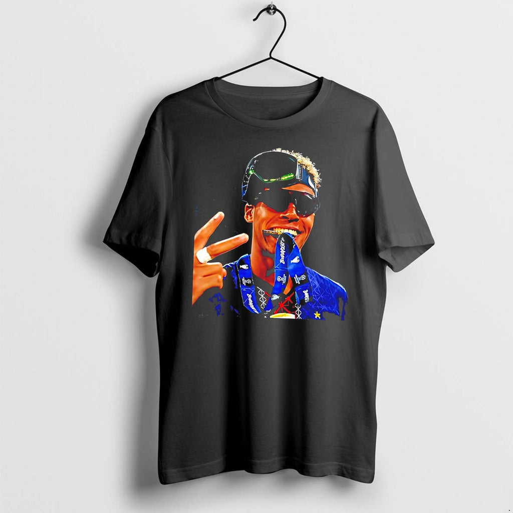 Original Paris Saint Germain Desire Doue Biting Medal Tee Tshirts Jpg