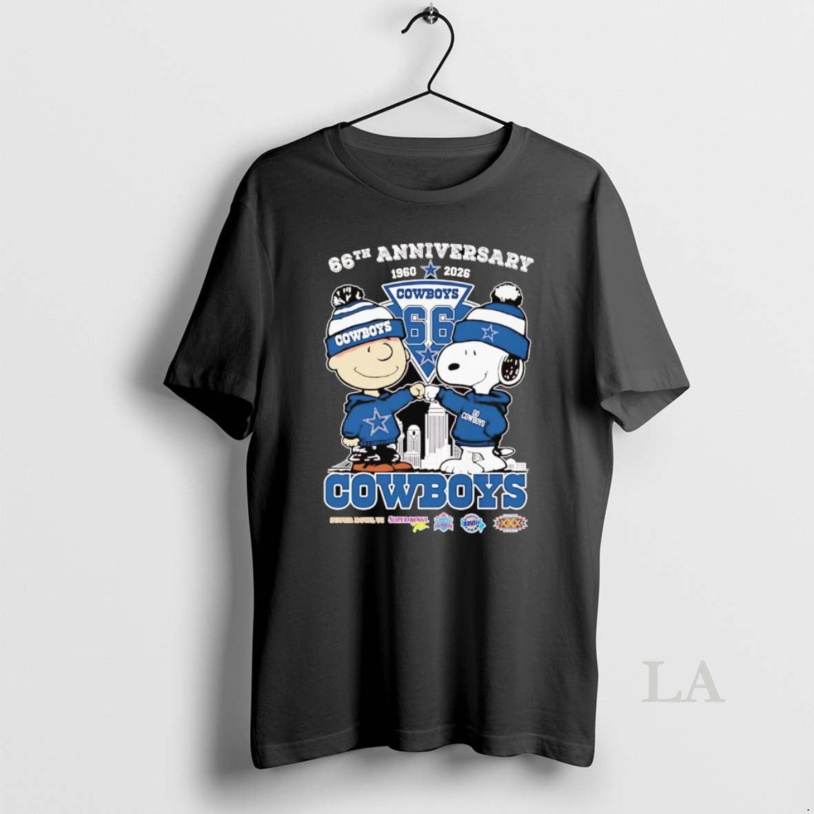 Original Peanuts 66th Anniversary 1960 2026 Dallas Cowboys T-Shirts, Hoodie, Sweatshirt | PrintMintTees.com