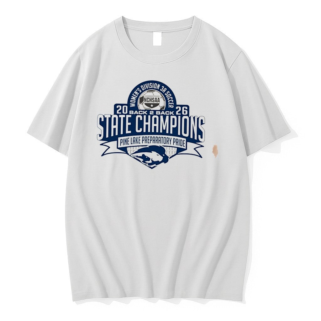 Original Pine Lake Preparatory Pride 2026 Nchsaa Womens Division 3a Soccer Champions Tee Tshirts