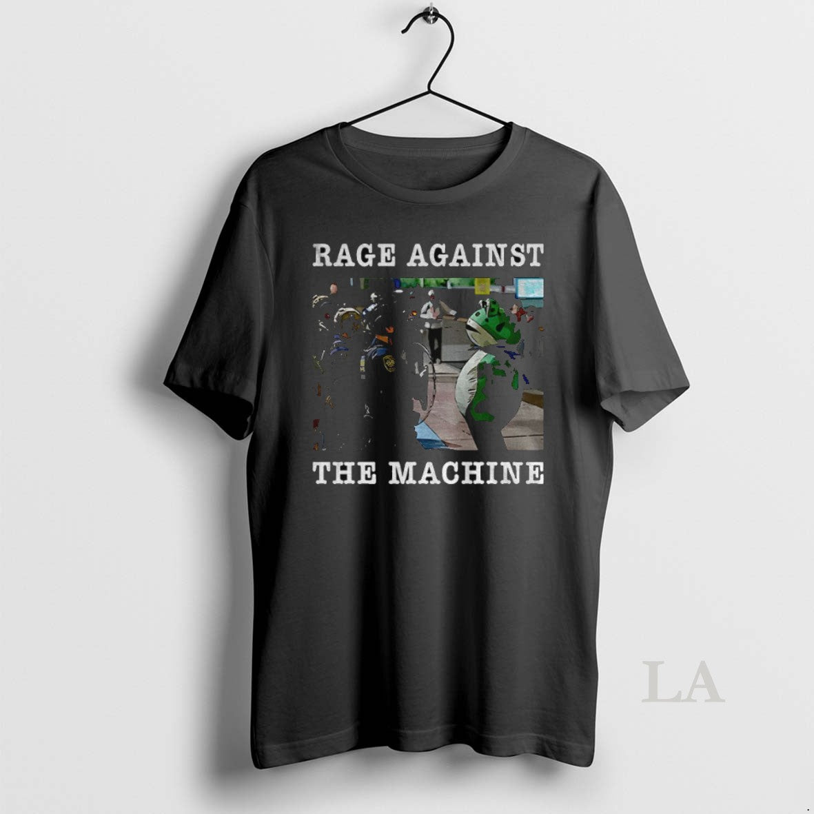 Original Portland Frog Protest Rage Against The Machine Funny Political