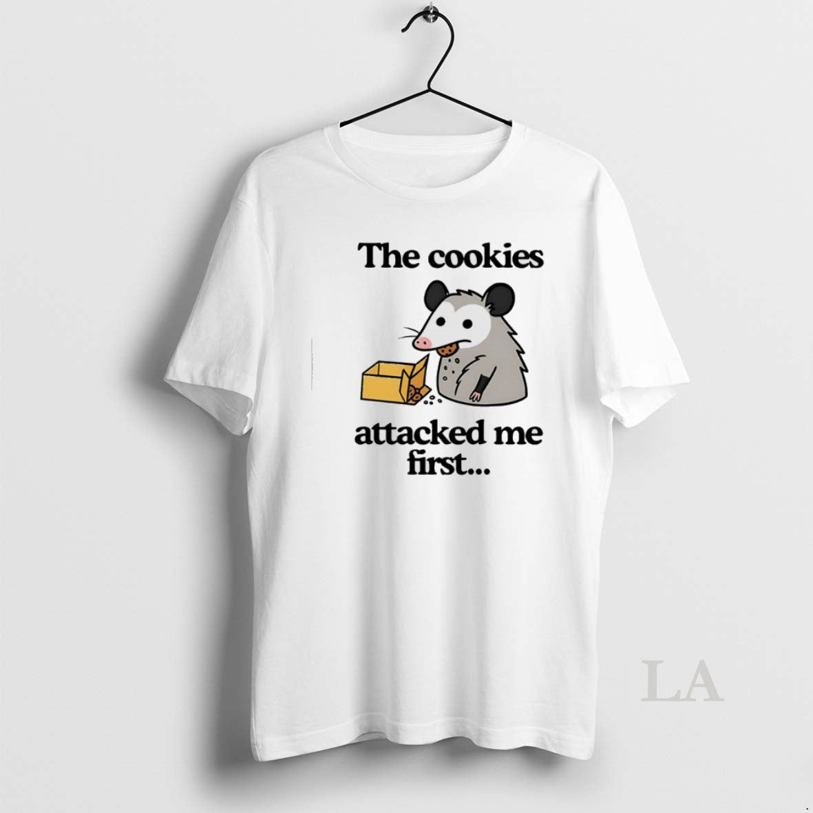 Original Possum The Cookies Attacked Me First Funny T-Shirts, Hoodie, Sweatshirt | PrintMintTees.com