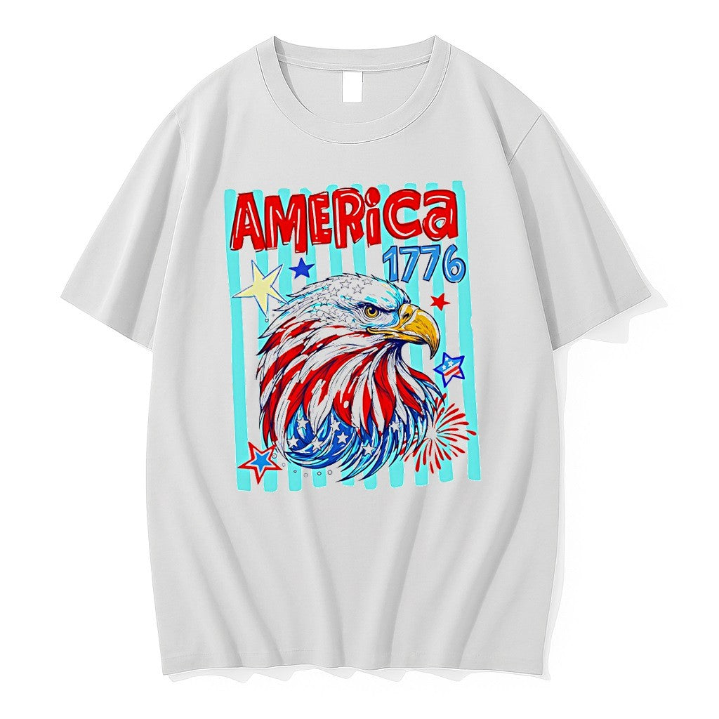 Original Preppy Patriotic Eagle Fourth Of July Eagle America 1776 Tshirts Jpg