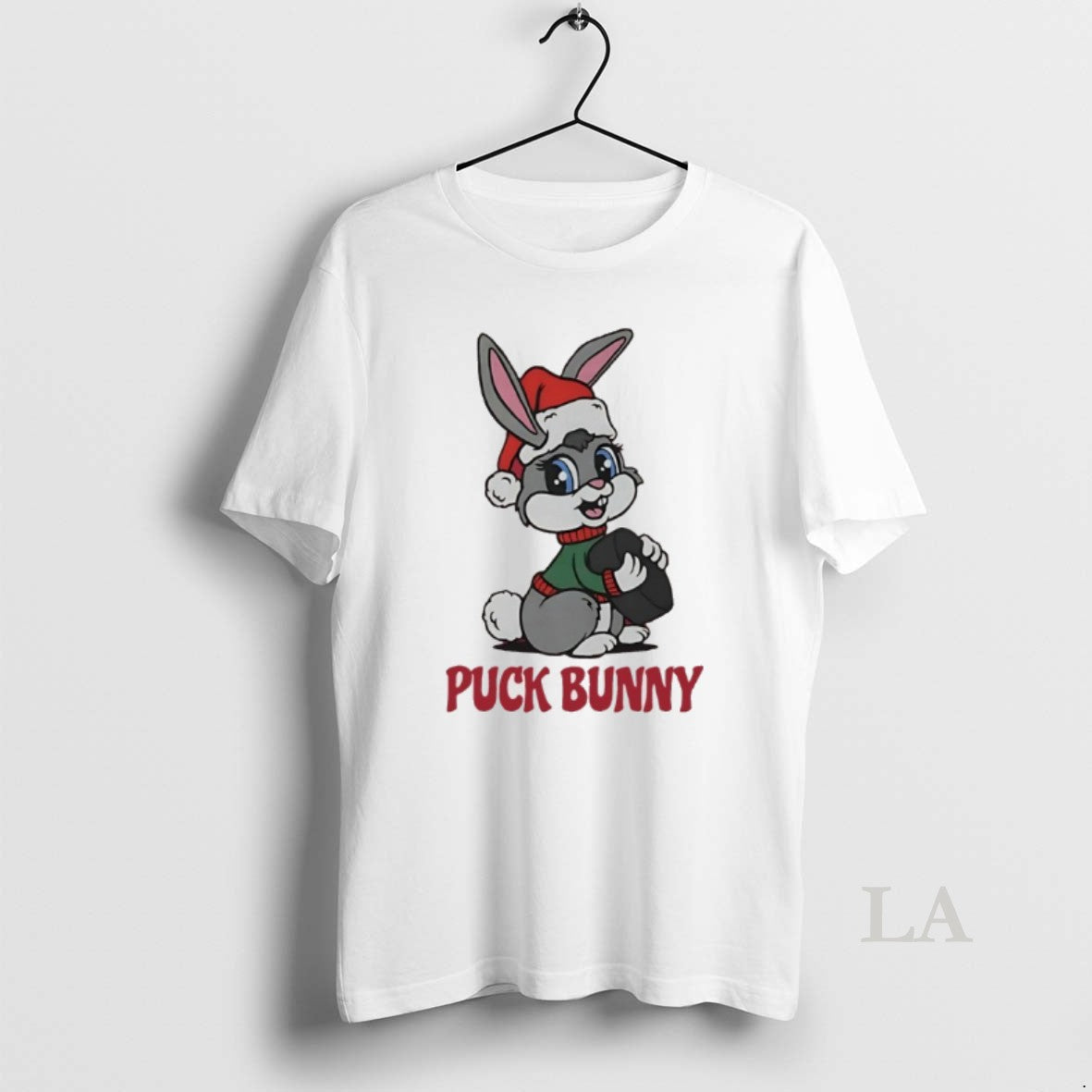 Original Puck Bunny Hockey Christmas Santa T-Shirts, Hoodie, Sweatshirt | PrintMintTees.com