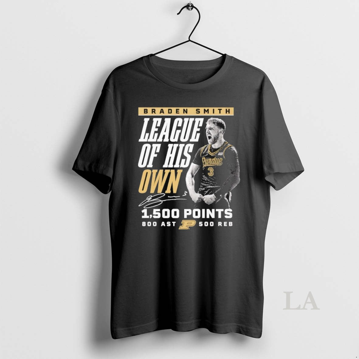 Original Purdue Boilermakers Braden Smith League Of His Own 1500 Points T-Shirts, Hoodie, Sweatshirt | PrintMintTees.com