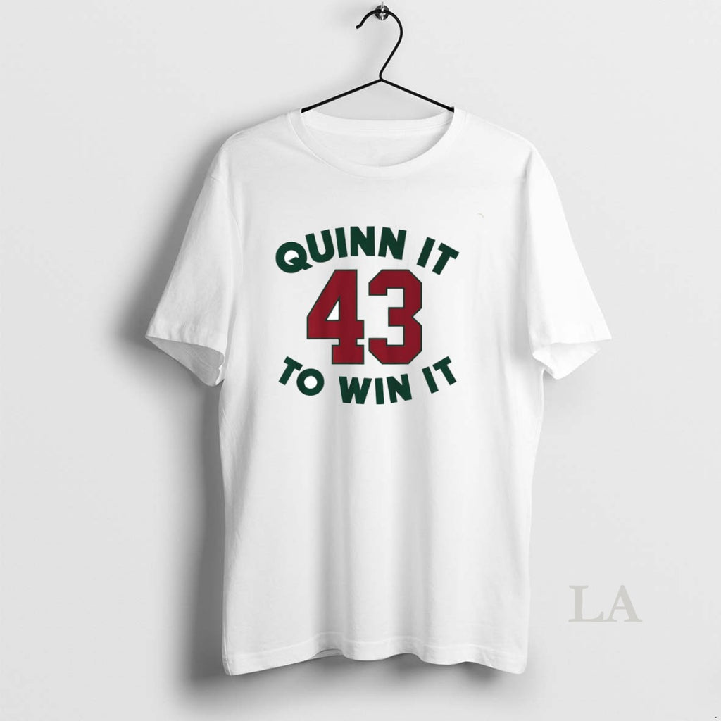 Original Quinn It To Win It Minnesota Wild Hockey Quinn Hughes 43 Circle T-Shirts, Hoodie, Sweatshirt | PrintMintTees.com