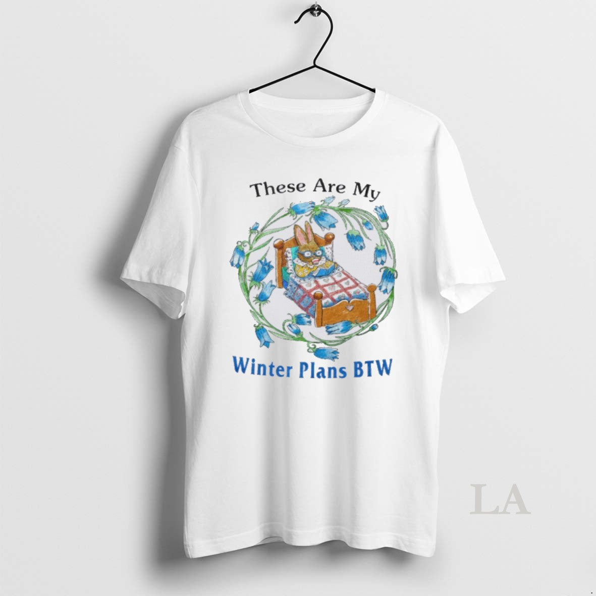 Original Rabbit These Are My Winter Plans Btw T-Shirts, Hoodie, Sweatshirt | PrintMintTees.com