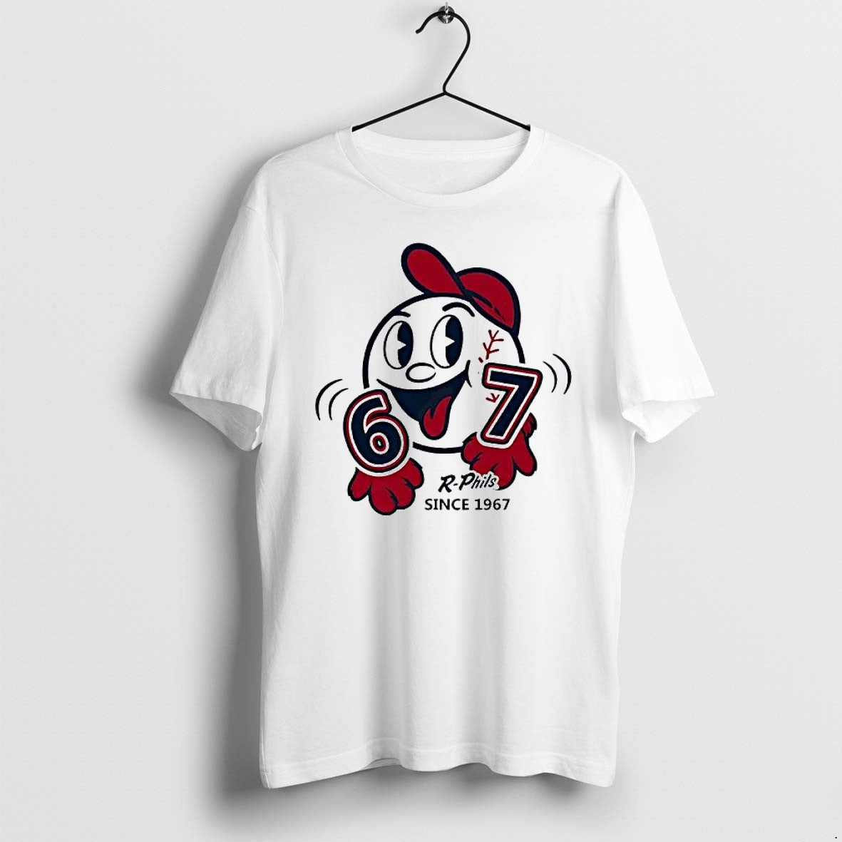 Original Reading Fightin Phils R Phils 6 7 Since 1967 Tshirts Jpg