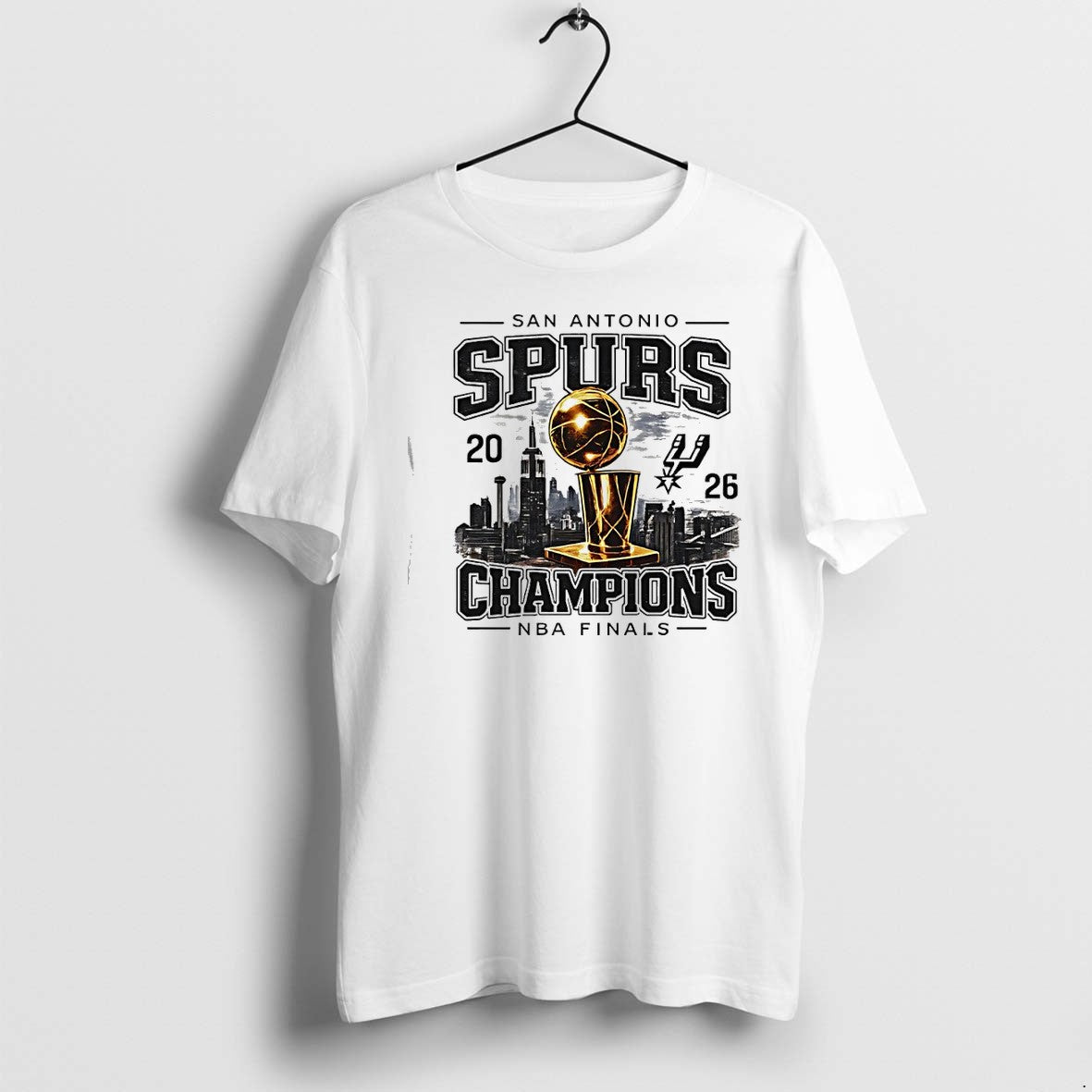 Original San Antonio Spurs 2026 Nba Finals Trophy City Skyline Tshirts Jpg