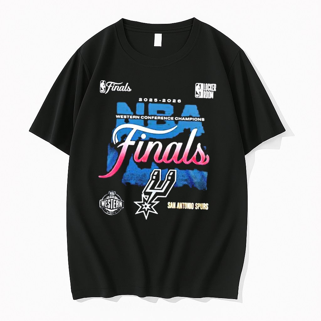 Original San Antonio Spurs 2026 Nba Finals Western Conference Champions Vintage Tee Tshirts