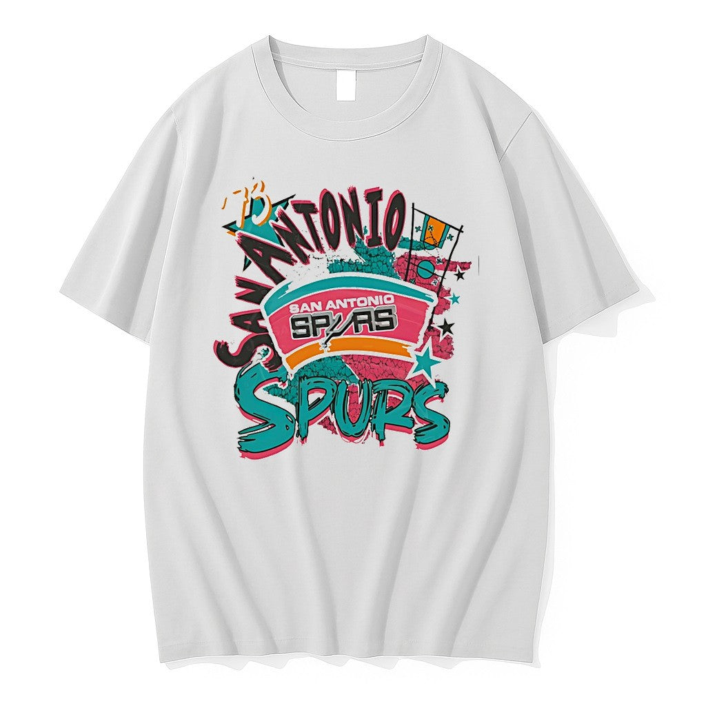 Original San Antonio Spurs Basketball 73 Play By Play Vintage Tshirts Jpg