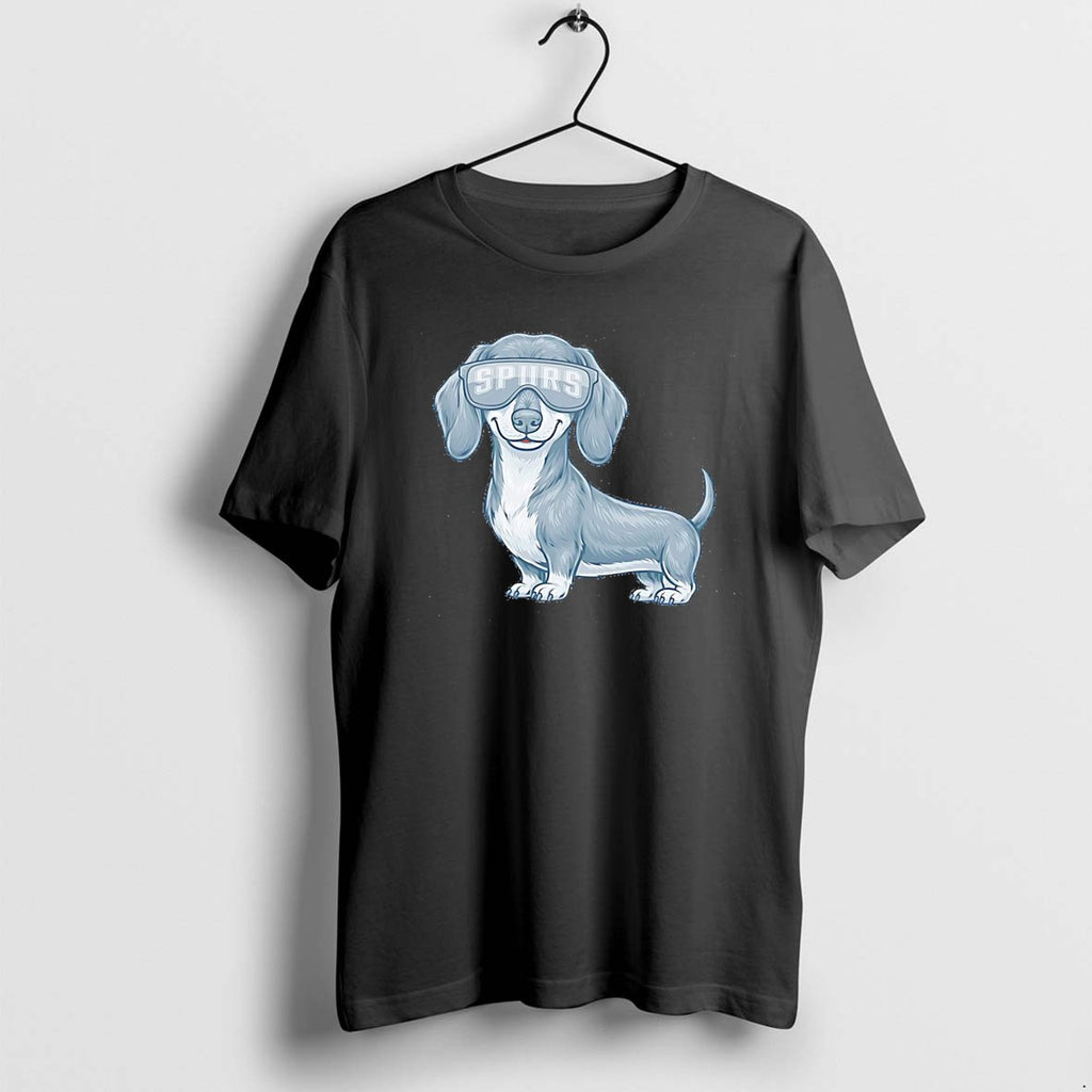 Original San Antonio Spurs Dachshund Dog Cartoon Tee Tshirts Jpg