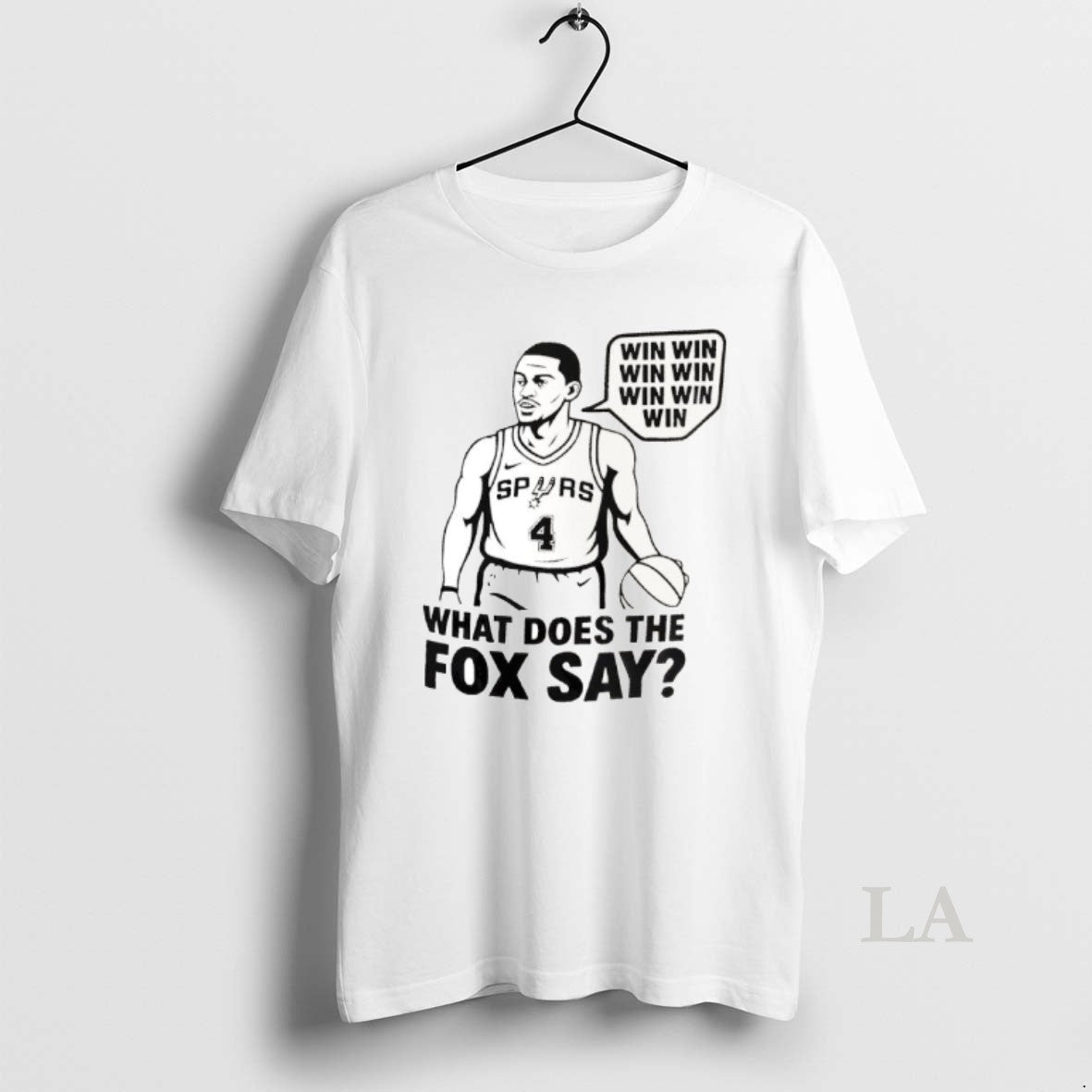 Original San Antonio Spurs Deaaron Fox What Does The Fox Say T-Shirts, Hoodie, Sweatshirt | PrintMintTees.com