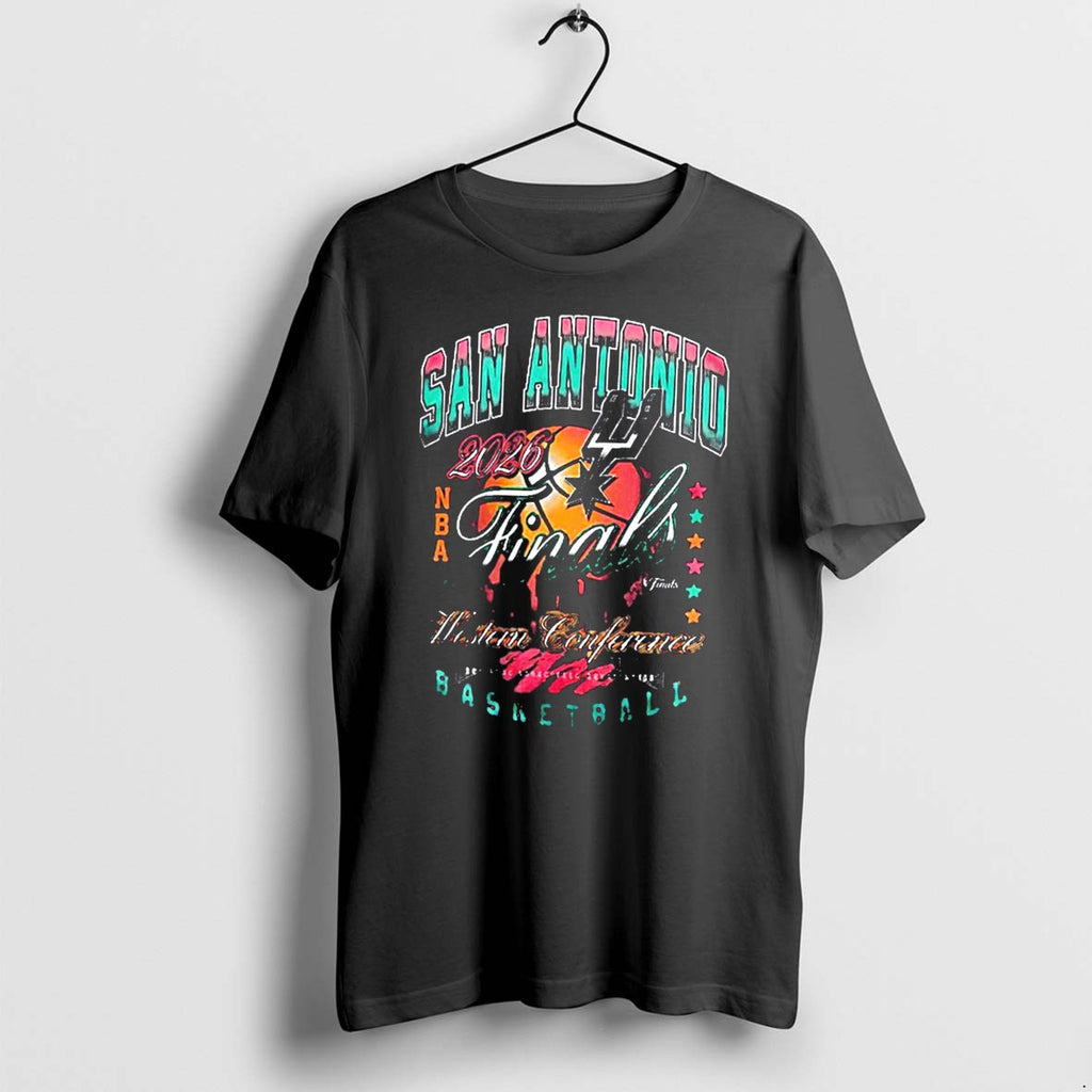 Original San Antonio Spurs Finals 2026 Nba Western Conference Champions Skyline Tee Tshirts